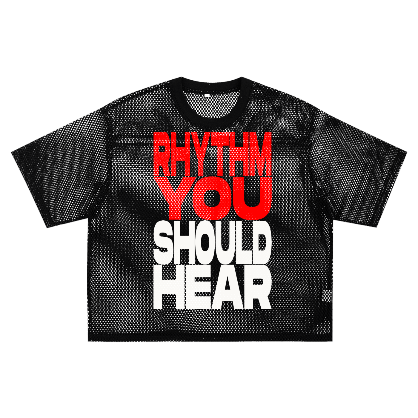 See-through Net RUSH Logo T-Shirt