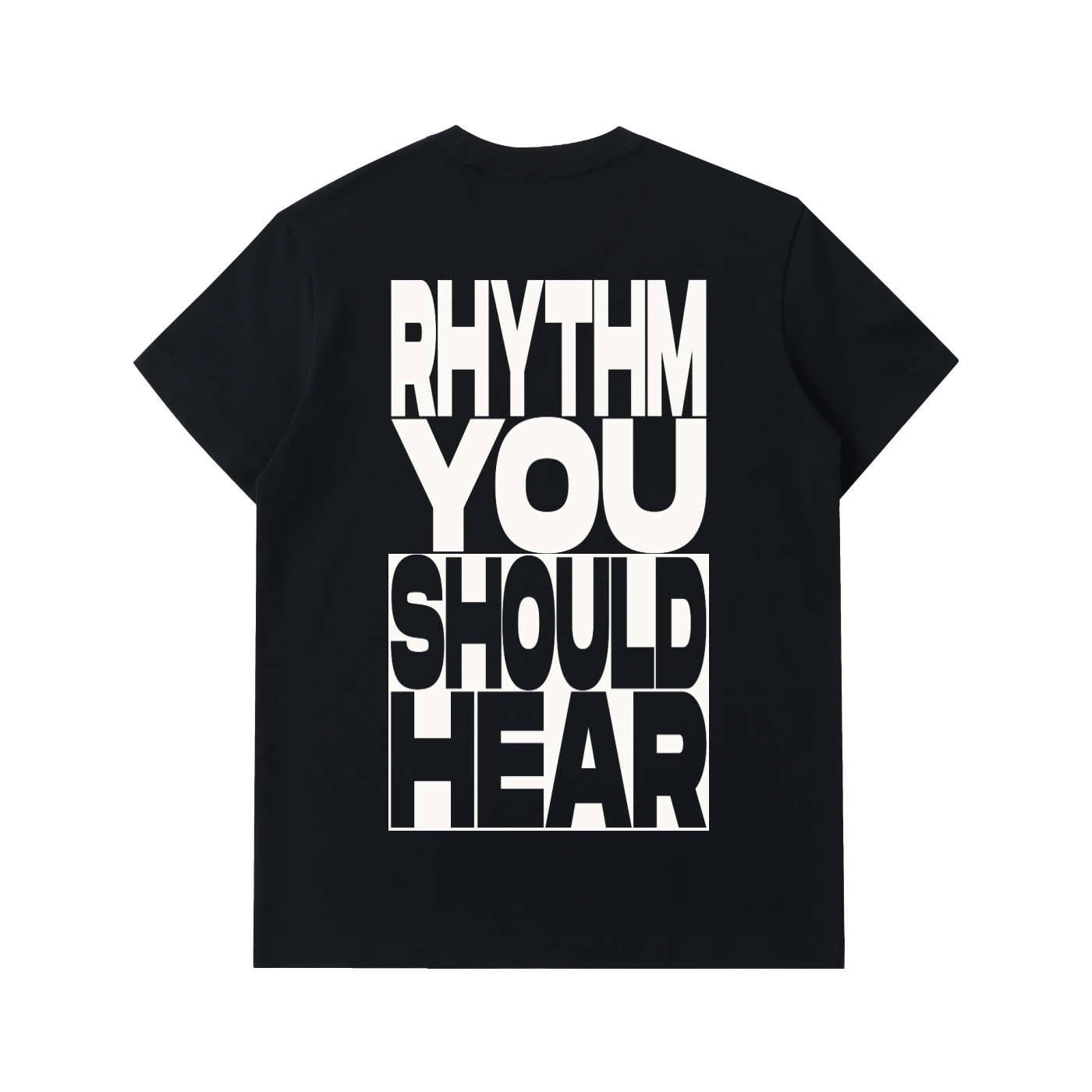 Block Heavy T - White