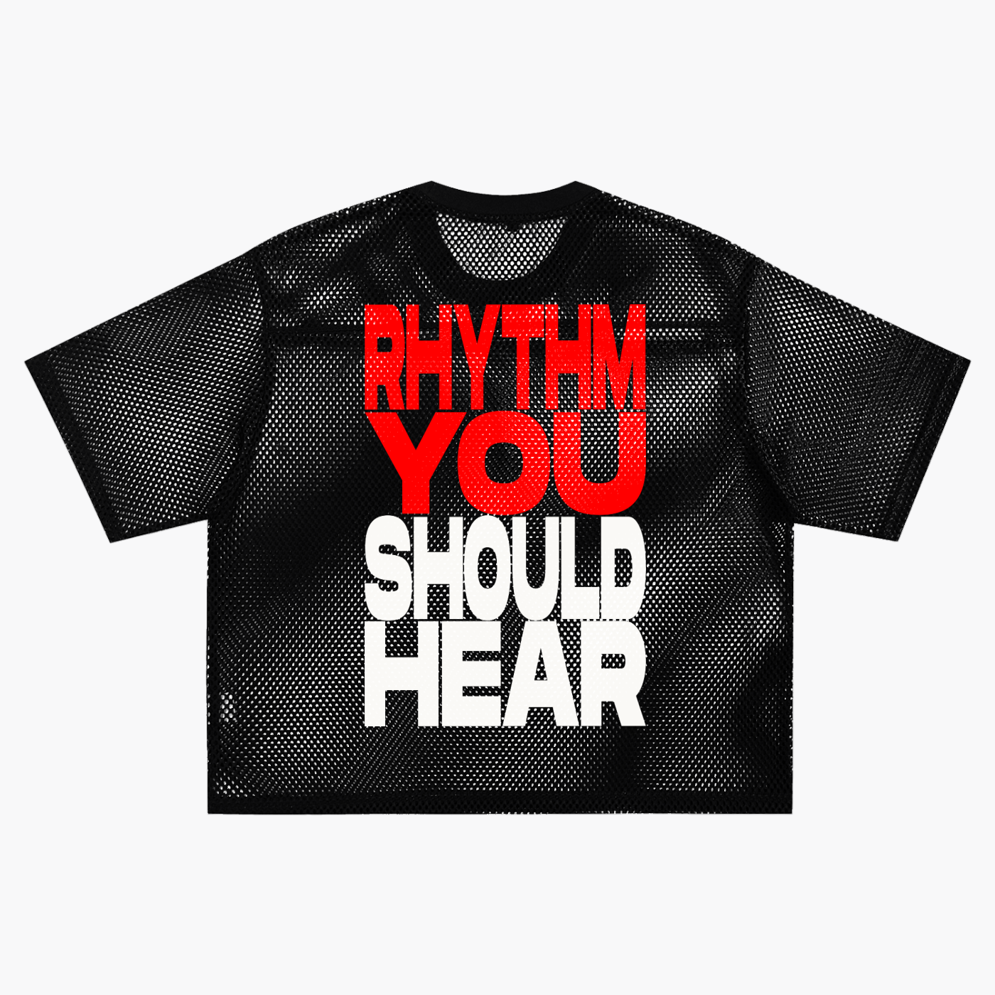 See-through Net RUSH Logo T-Shirt