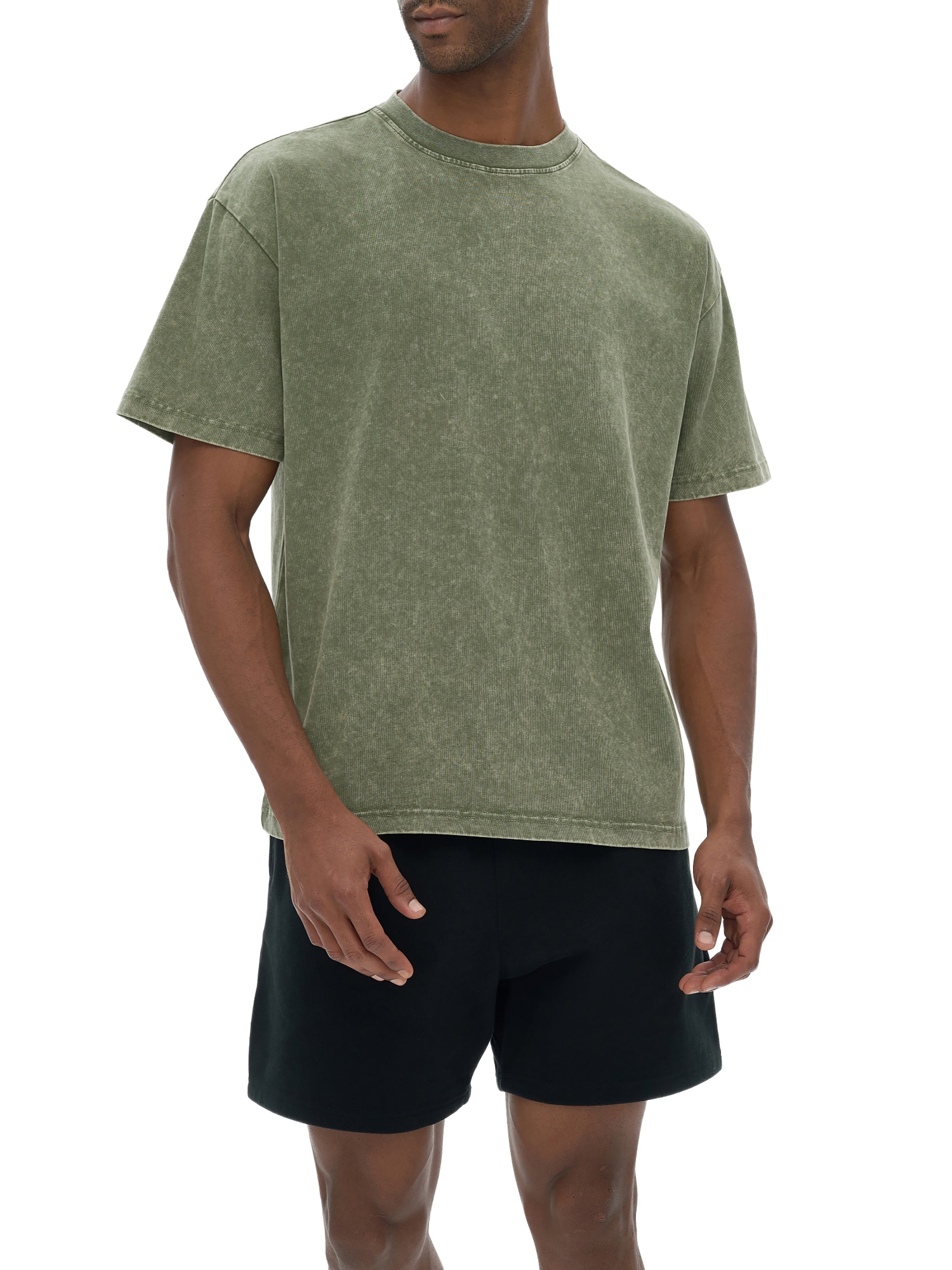 Block Heavy Acid T - White